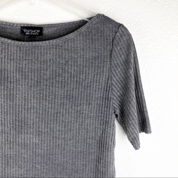 Women’s Topshop Washed Grey Shirt 10 US! - Picture 5 of 9